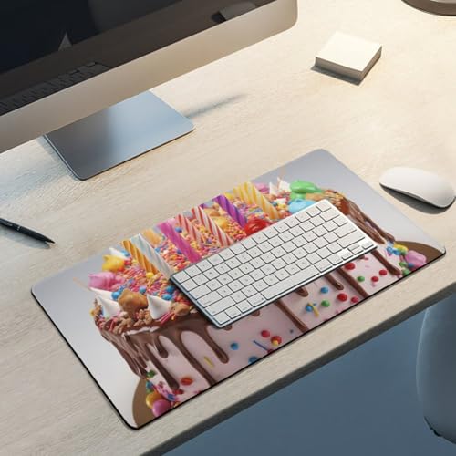 Mouse Pad Gaming Large Happy Birthday 60x30 cm miniatura 5