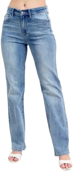 Judy Blue High Waist Dad Jeans 82397 (US, Numeric, 14, Plus, Regular, Blue)