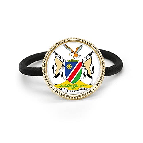 Élastique à cheveux métal argenté Namibie bandeau caoutchouc femme