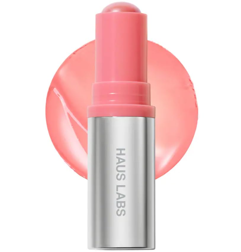 HAUS LABS BY LADY GAGA Color Fuse Lip + Cheek Blush Balm Stick in Glassy Pomelo & ENTEL Aloe Vera Sheet Masque (BONUS)