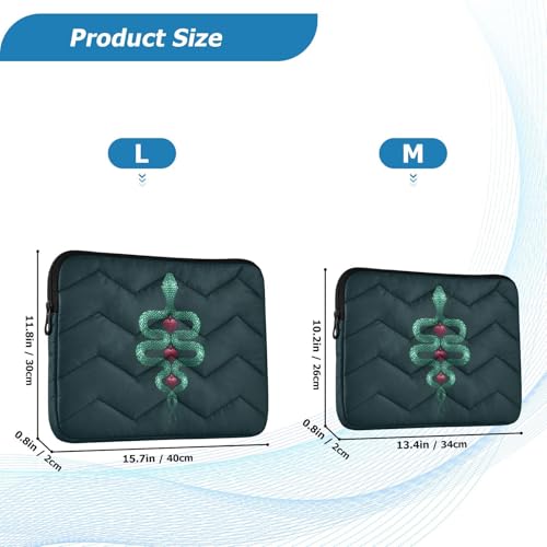 Funda para portátil diseño serpiente compatible 13 pulgadas miniatura 2