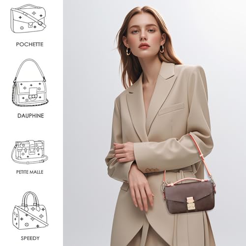 Image of Leather Replacement Bags Strap Crossbody Shoulder Strap for Speedy Women