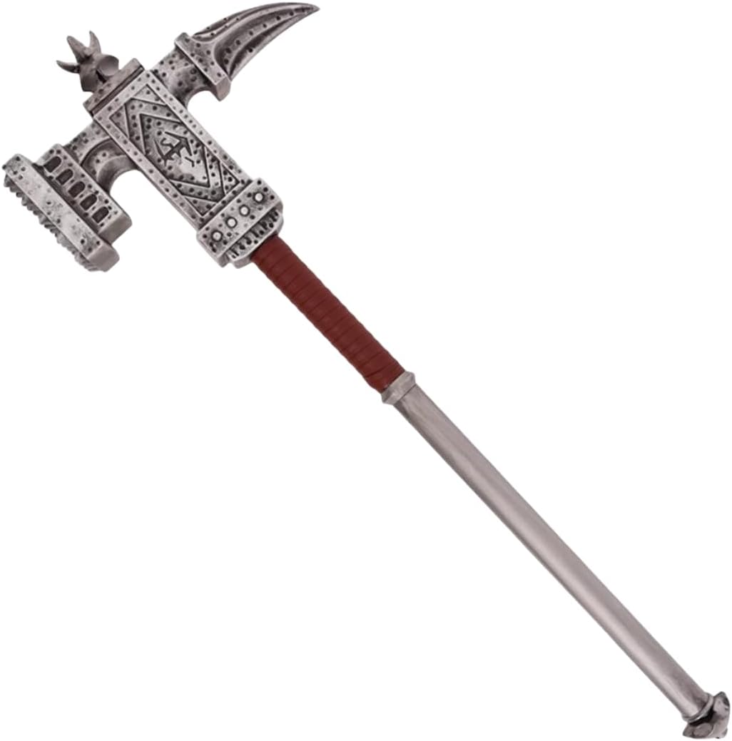 damdos Halloween Prop Cosplay Weapon Damage-Hammer, 33" Cosplay Weapon Sword Hammer Role Playing Birthday Gifts