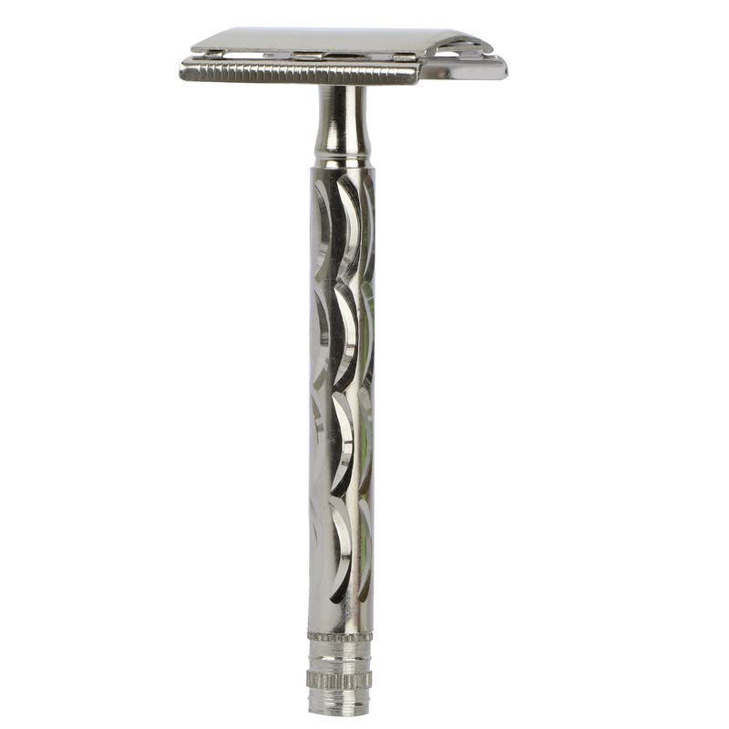 Ashoka Men Double Edge Brass Safety Razor (Silver) - A310 (B09S7JPVDW) Amazon Price History, Amazon Price Tracker