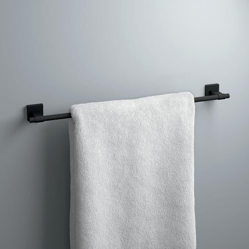 Franklin Brass Towel Rack | 24 Inch Matte Black Towel Bar for Bathroom, Kitchen | Maxted Accessories by Franklin Brass - Image 2