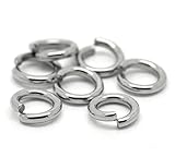 biegeringe edelstahl 8mm Material:Edelstahl HOUSWEETY 50 Edelstahl Schmuckherstellung oesen Bindering Biegering offen Ringe 8x1.5mm