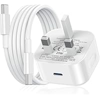 Samsung Charger,USB Type C Phone Fast Charger Cable and Plug Charge 1M 25W Super Charging for Galaxy S25 Ultra/S24 +/S23/S22/S21/S20 fe/A16/A15/A14/A06/A05/A25/A26/A33/A34/A35/A36/A53/A54/A55/A56/M56