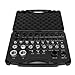 Jelquix 44PCS Nut and Thread Checker, Aluminum Alloy Metric and Imperial High Accuracy Thread Identifier Gauges, Storage Box Checker with Automotive Use, Ideal for Plumbing Industrial