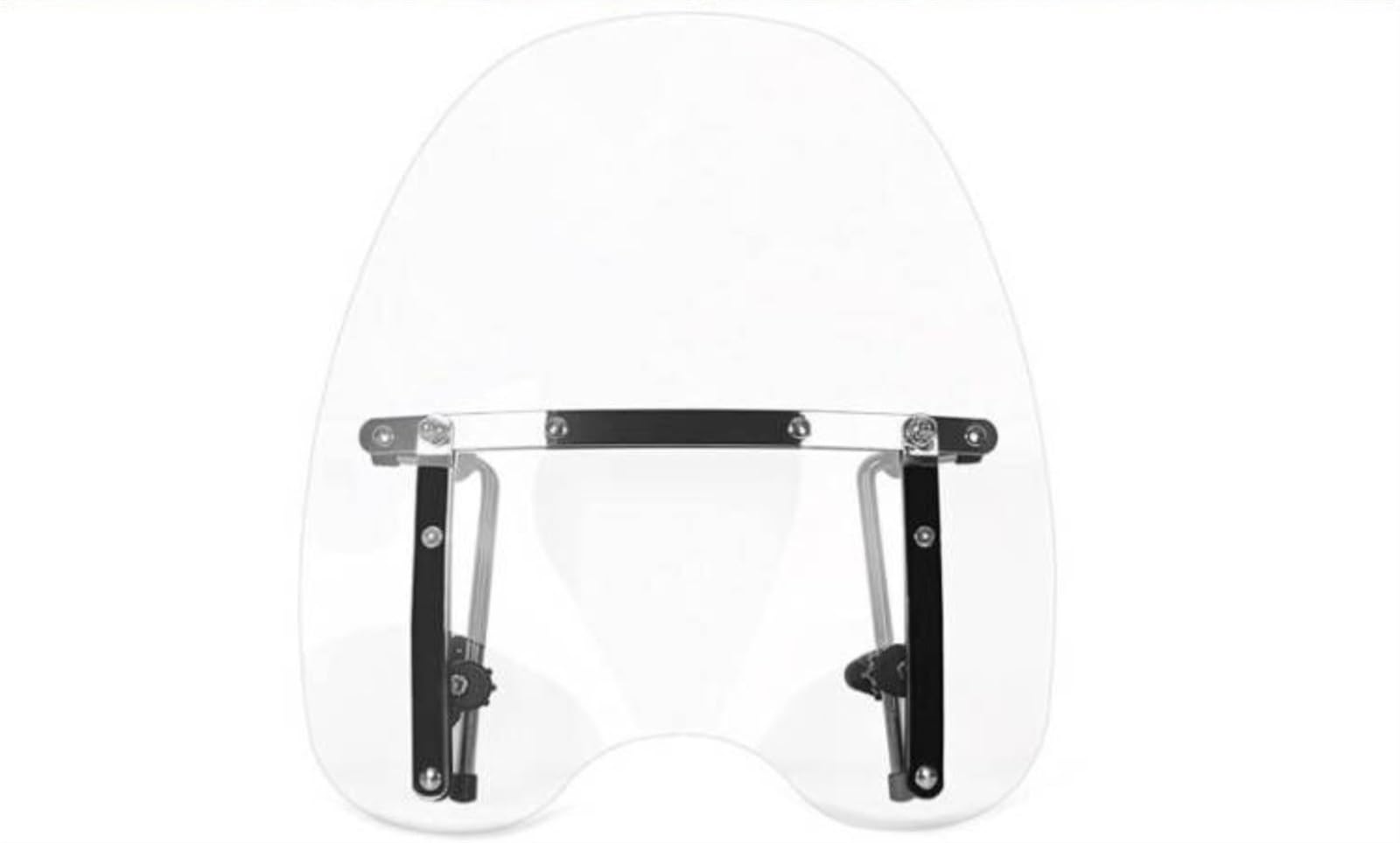 Arabrezza E Deflettori Per Moto Parabrezza Moto Universale(Clear)
