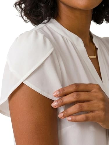Image of Keiraa Women Blouse Half Sleeves Office Lady Shirt Women Tops