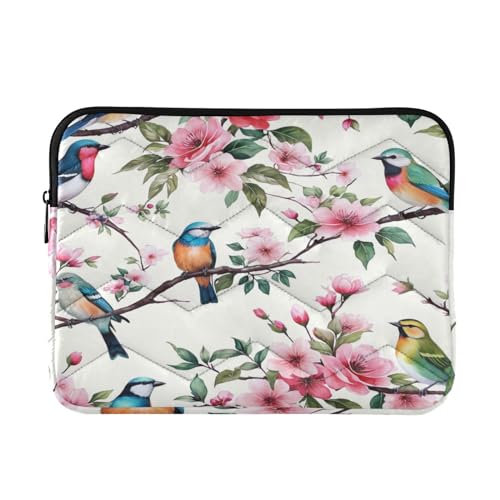 Funda para portátil 13-14 pulgadas con diseño de pájaro