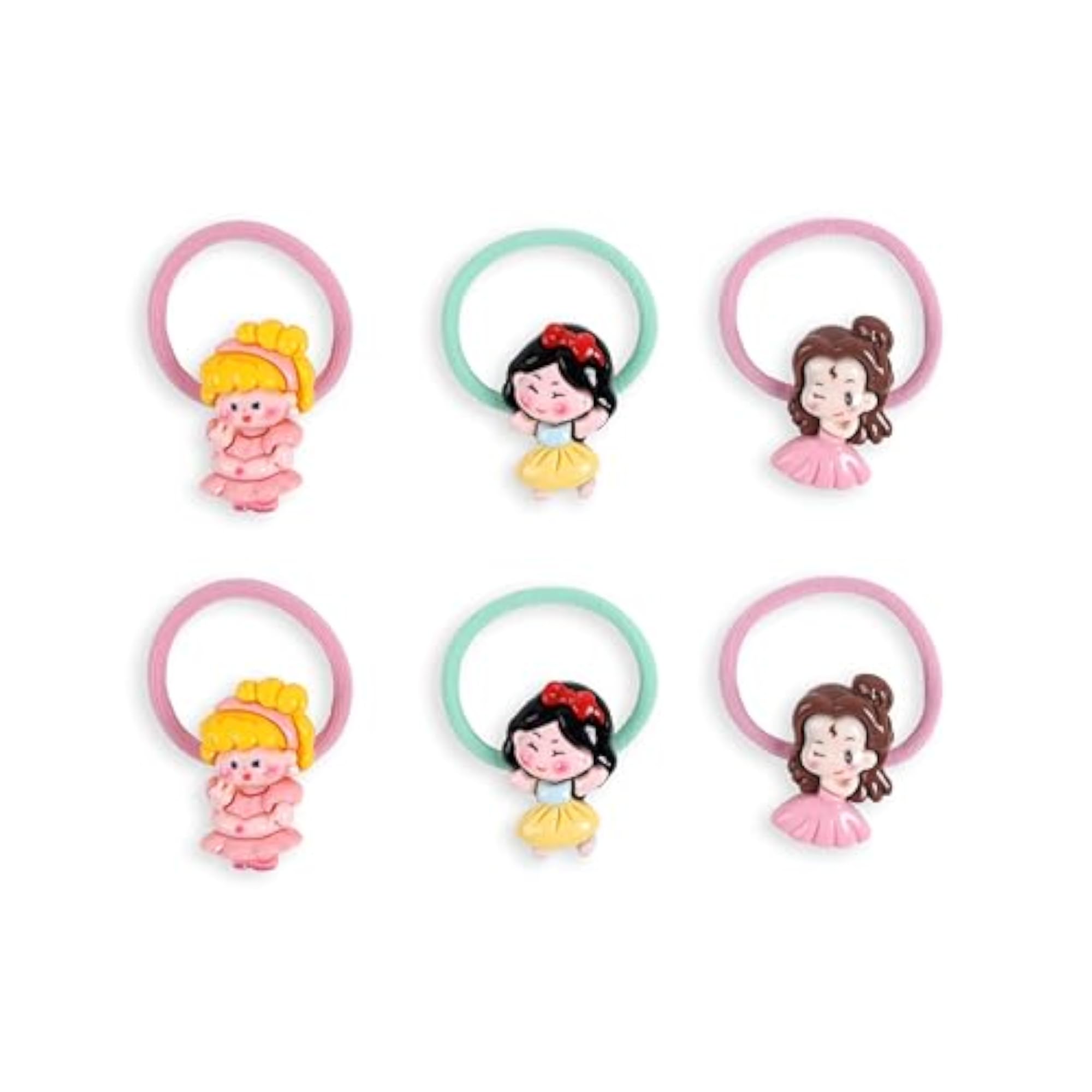 Pack of 6 Rubber Bands for Girls & Kids