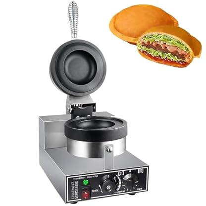 TAZZOR Panini Presse Sandwichmaschine Elektrische Burger-Maschine Panini-Hamburger-Backmaschine Sandwich Burger Press Temperaturregelung 50–300 °C