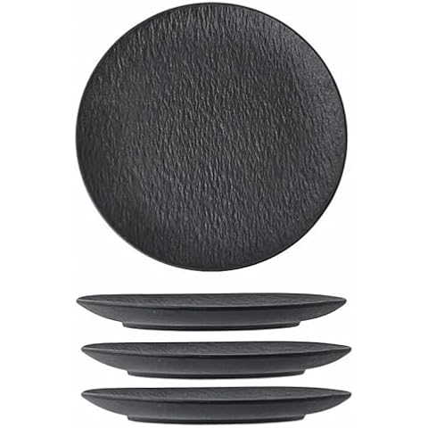 KKGUD 4 Sets Modern Ceramic Serving Plates Cover