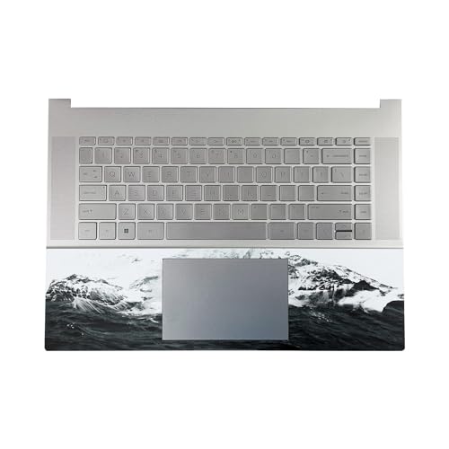 Image of Gaming Skin Compatible with HP Envy x360 16 inch (2023) - Mountain Waves - Premium 3M Vinyl Protective Wrap Decal Cover - Easy to Apply | Crafted in The USA by MightySkins