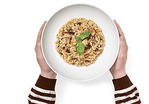 Trevijano Risotto mit Steinpilzen und Shiitake: der ganze Geschmack von Steinpilzen und Shiitake-Pilzen in einer Mischung aus Gemüse, Gewürzen und Reis, ohne jegliche Zusatzstoffe (7 x 280g)