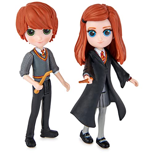 Wizarding World Harry Potter Friends Playset with Ron Weasley and Ginny Weasley Collectible Figures, Toy for Children from 5 Years, Fan Item