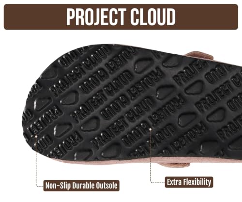 Image of Project Cloud Kids 100% Genuine Leather Non Slip Clogs with Cork Footbed