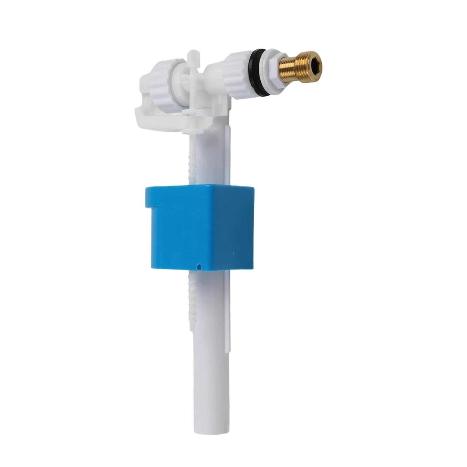 Amokd A Toilet Inlet Shaft Float Valve Replacement Kits Cistern Filling Valve G3/8 G1/2 Inch Brass Connection Cistern Toilet Inlet Valve