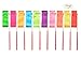 Produktbild Yolito 10 Stück 2 Meter Dance Farbbänder Rhythmische Streamer Baton Twirling Gymnastic Ribbon mit bequemen besonderen Griff für Kinder Kunst Tänze