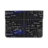 Pevtufa Mathematica Science Style Pu Leather Laptop Sleeve for 13 Inch...