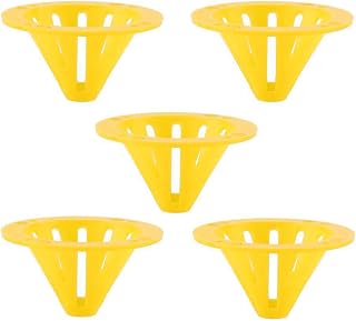 10 Pieces Bee Hive Escape Equipment Beekeeping One-Way Entrance Gate Cone Shape Bee Nest Door Beekeeping Supplies Tools, Yellow