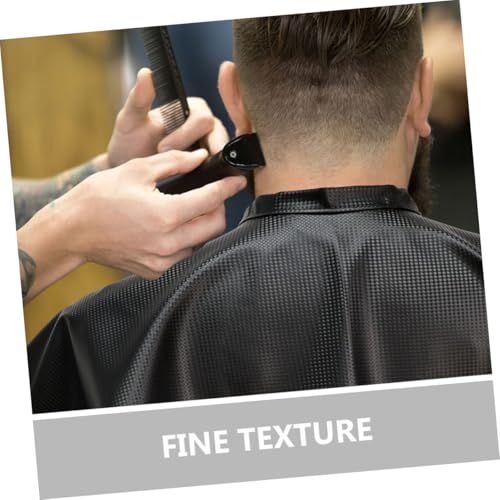 Capa impermeable para tinte de cabello 2 piezas negra para salón miniatura 3