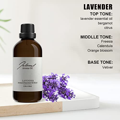 Jcloud Lavender Essential Oil | 100% Pure And Natural Aromatherapy Oil For Diffusers, Humidifiers, And Scent Machines | Uplifting And Refreshing Fragrance | 100Ml #TOP1
