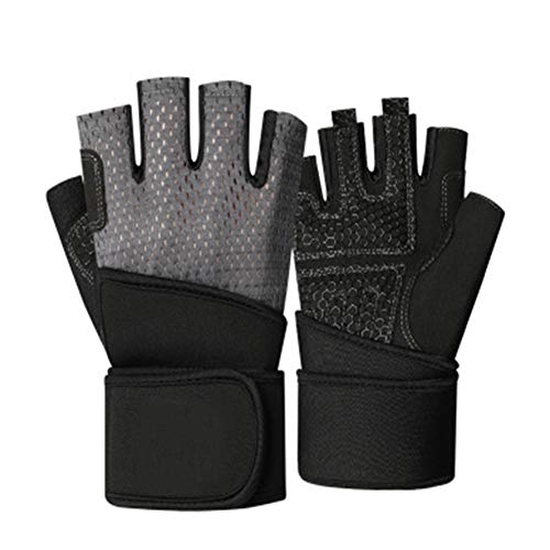 Gants de vélo demi-doigts rembourrés en mousse antichoc pour le cyclisme et le VTT