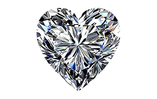 MOISSANI Cerified Moissanite 6 mm Heart shape 0.70 carat (B098F5BZVZ) Amazon Price History, Amazon Price Tracker