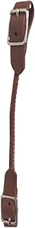 HR Saddlery Stitched Flat Thin Leather Curb Strap