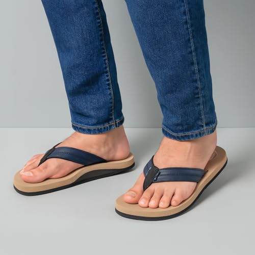 Image of SHAPECRUNCH Arch Support Slippers for Men - Ortho Slippers with MCR Sole to Reduce Pressure on Feet, Joints, and Back
