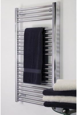 Denby Towel Warmer Finish: Chrome, Size: 44" H x 30" W, Type: Hardwired