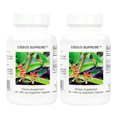 Supreme Nutrition Cissus Supreme, 90 Pure Winged Treebine Vegetarian Capsules (Pack of 2)
