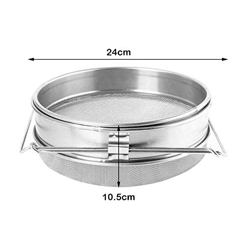 URCheers Setaccio a doppio strato in acciaio inox