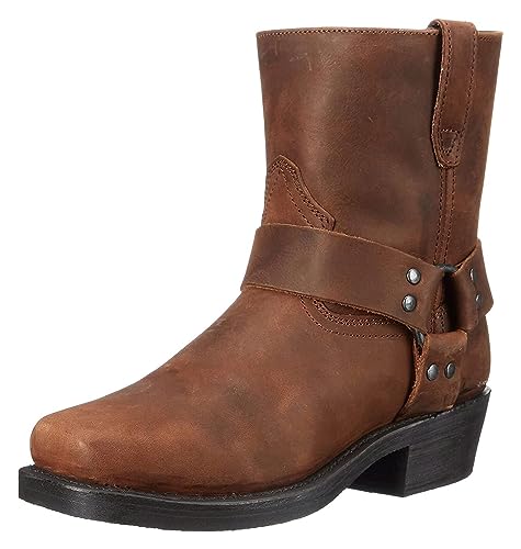 Men's Classic Western Cowboy Square Toe Embroidered Cowboy Boots, Men's Square Toe Side Zip Ankle Boots Men's Fashion Boots