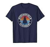 Springfield Missouri MO Vintage Graphic Retro 70s T-Shirt