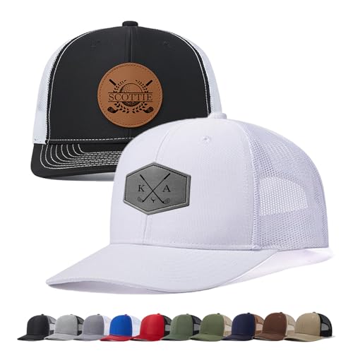Custom Trucker Hat With Mesh Snapback