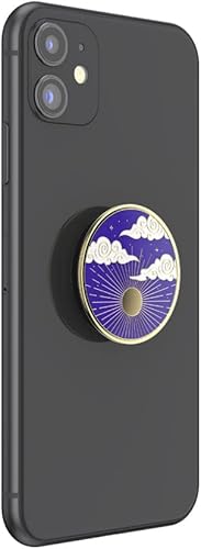 Miniatura 4 de PopSockets Agarre y soporte para teléfono con parte superior intercambiable - Esmalte Sunburst