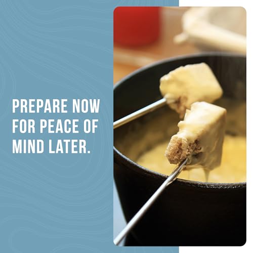 cheese sauce mix can emergency food supply 87 servings 10 year shelf life - shelf stable cheddar cheese powder canned food