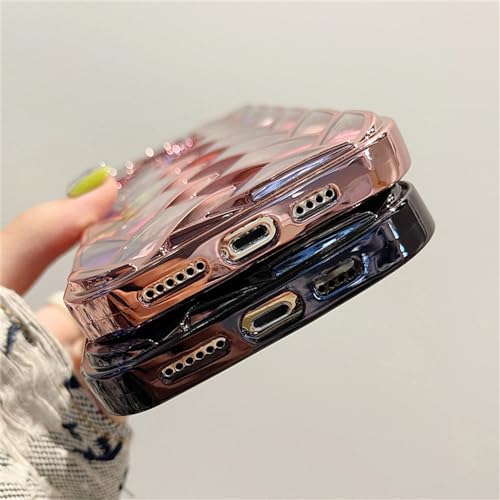 Coque de luxe iPhone 14 Pro Max silicone finition or - 3