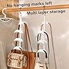 Amazon.com: Purse Organizer Purse Organizer for Closet Purse Hanger-360 ...