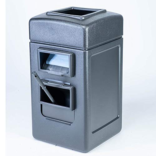 Commercial Zone Products 755101 Harbor 1 Waste/Wsc,Black #TOP1