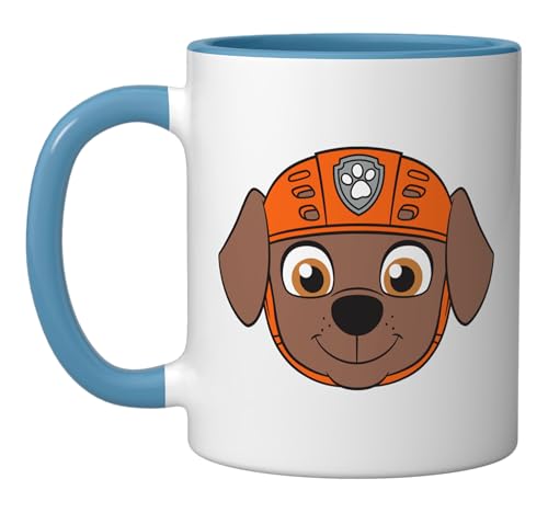 Taza de cerámica PAW Patrol Zuma 11 oz azul/blanco miniatura 1