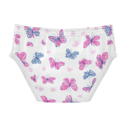 Wusikd Pink Blue Boys' Underwear Cotton Butterfly Boys Briefs Soft Toddler Underwear 2T2