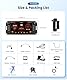 2+64G,Podofo Autoradio Für Jeep/Chevrolet/Chrysler/Dodge Wireless Carplay Android Auto mit Touchscreen 7”,Android Auto Stereo mit AHD Rückfahrkamera GPS Bluetooth RDS/FM Radio/CANBUS