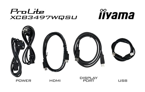 Image of Iiyama Prolite Xcb3494wqsU-B1 Monitor Pc 86.4 cm [34] 3440 x 1440 Pixel Ultrawide Quad HD Led Nero (iiyama Prolite Xcb3494wqsU-B1 - Monitor A Led - C