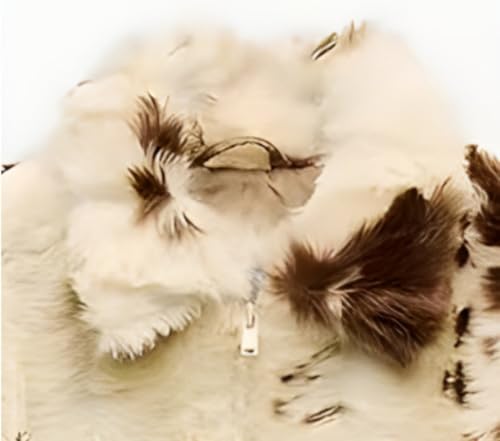 Women's Fluffy Faux Fur Short Cropped Jackets Outwear,Shaggy Crop Coats Parka Tops3