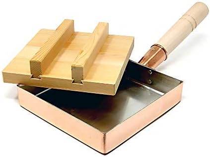 Marusin Coppar Tamagoyaki Japanese Omelette Pan 5.9-Inch