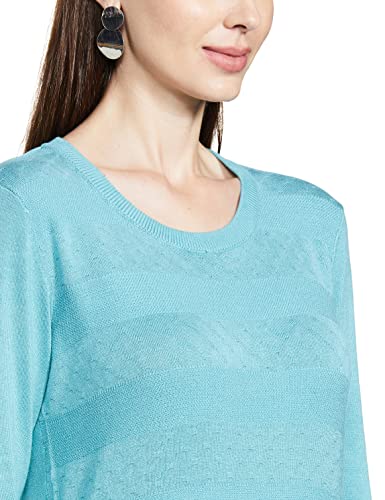 Image of Max Viscose Women's Textured Knit Light V-Neck Sweater